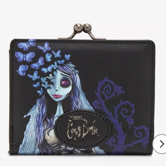 Bags | Corpse Bride Nwt Emily Butterfly Kisslock Wallet | Poshmark